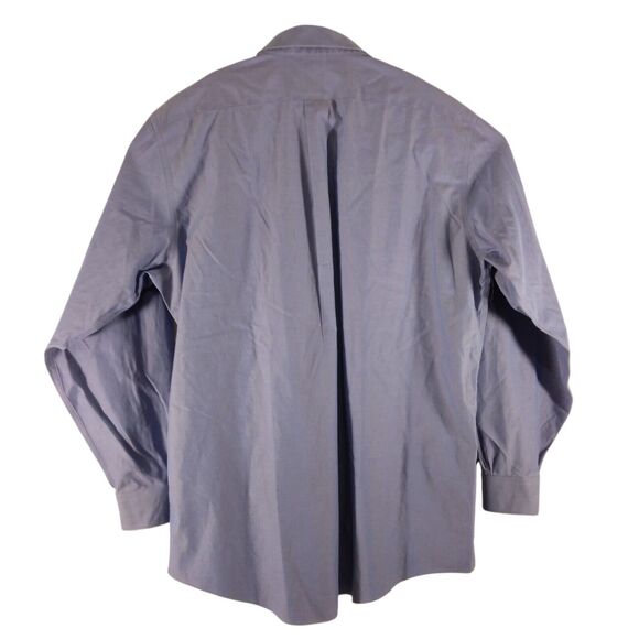 Brooks Brothers Madison dress shirt mens 16.5-35 L Large blue 1818 blue pima - Picture 2 of 7